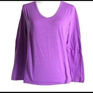 Purple Laura Scott long sleeve top